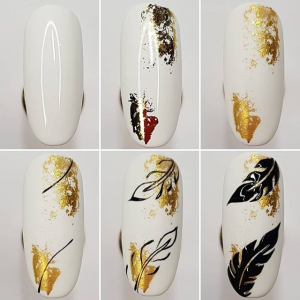 Осенний дизайн ногтей