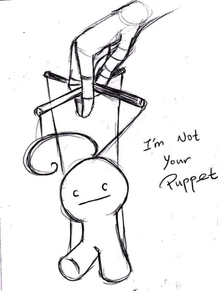 Эскиз куклы Марионетки