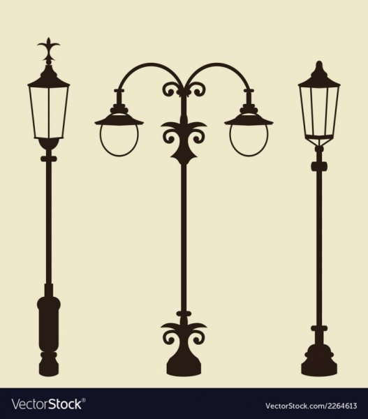 Тату уличный фонарь