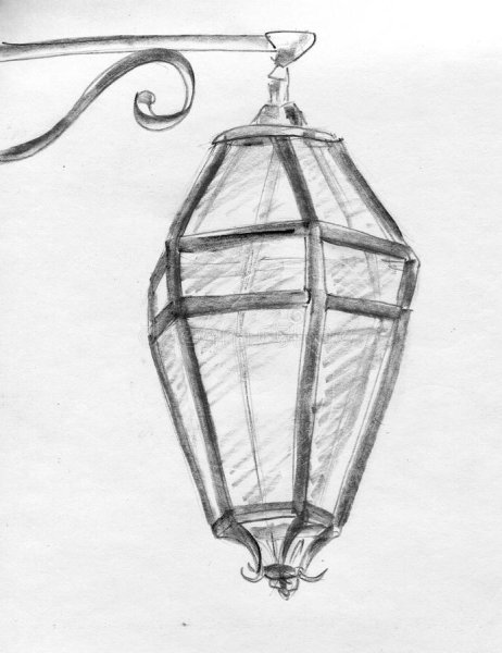 Фонарь карандашом