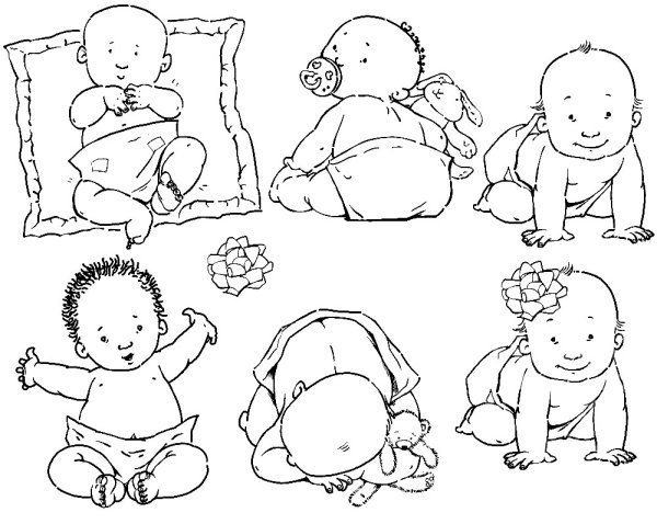 Рисование с грудничком