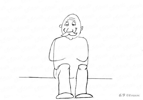 Старик контур