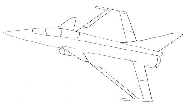 Раскраска истребитель