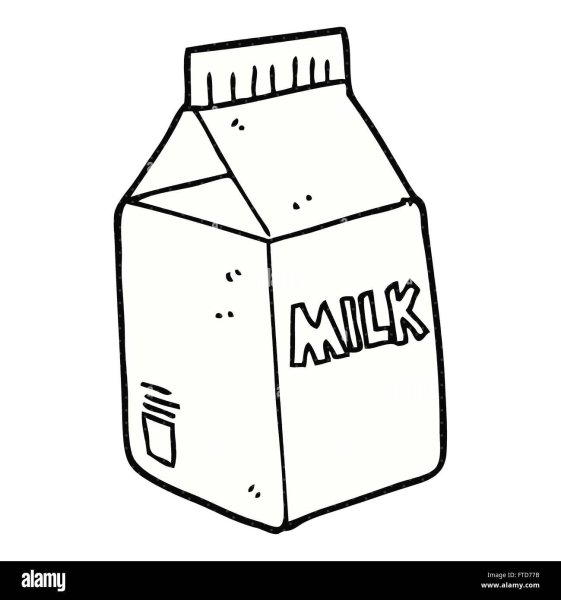 Нарисовать бутылку с молоком