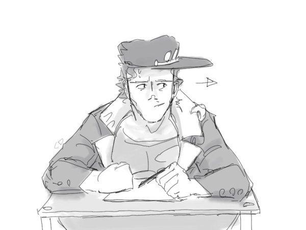 Джотаро Куджо скетч