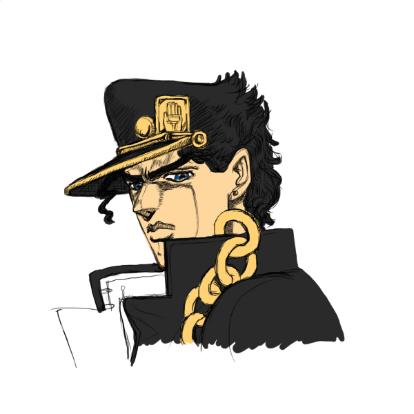 Джотаро Куджо нарисовать