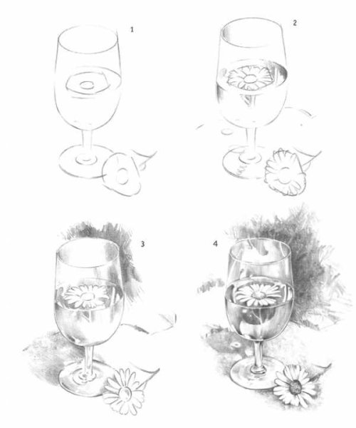 Бокал эскиз