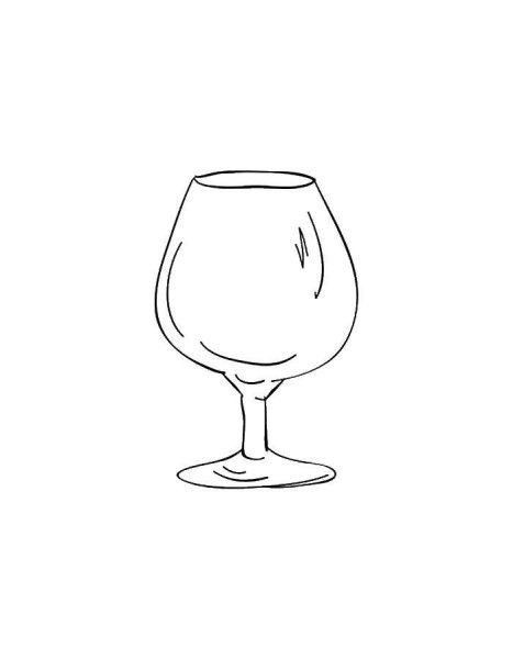 Бокал вина скетч