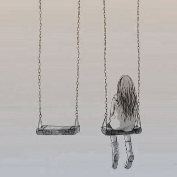 Грустные рисунки для срисовки лёгкие