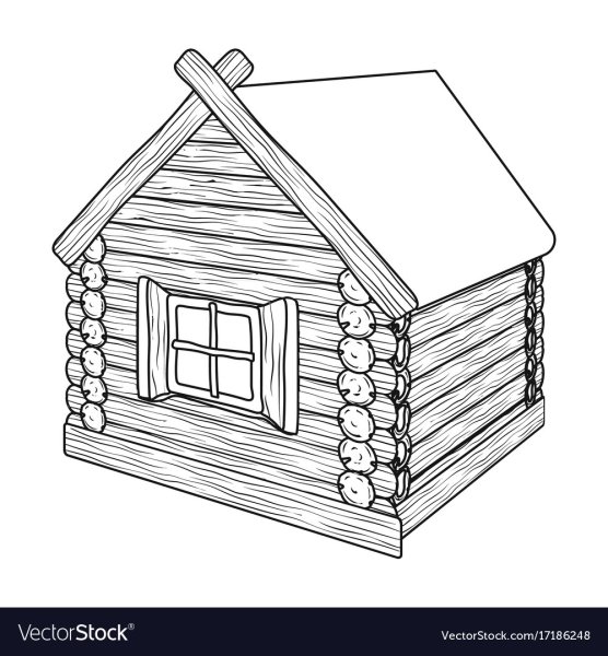 Бревенчатый домик