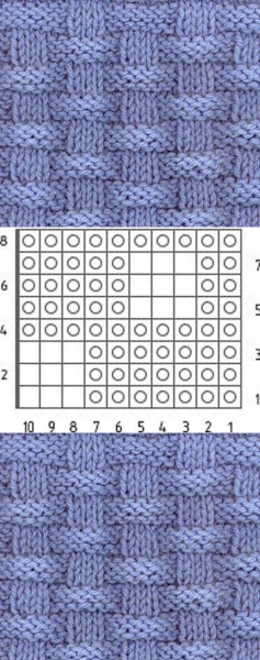 Схемы вязания крючком плотная вязка