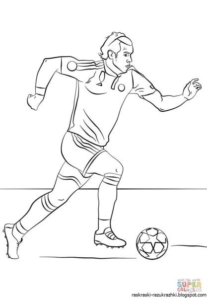 Гарет Бэйл раскраска