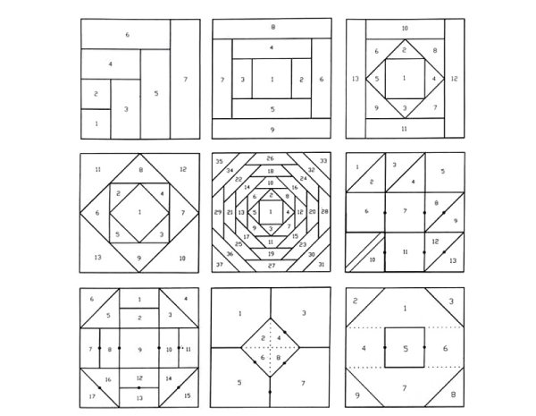 Пэчворк схемы блоков
