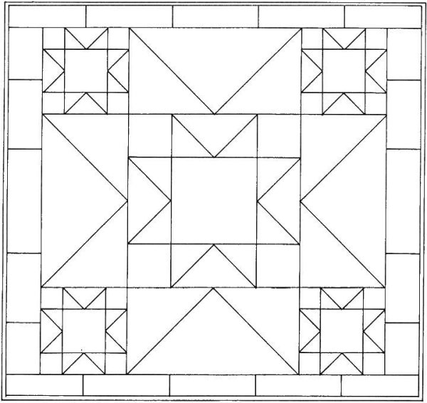 Орнамент виз геометрическихт фигур