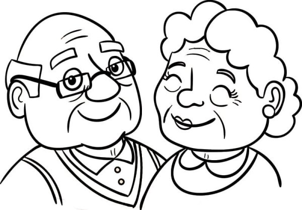 Нарисовать старика