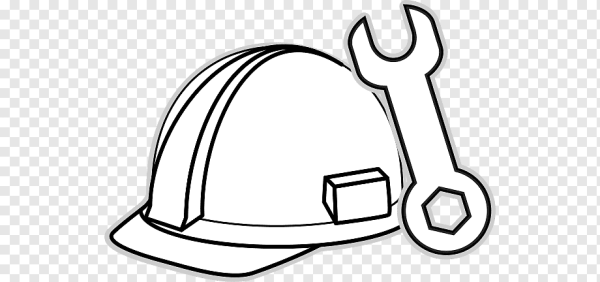 Трафарет на строительную каску