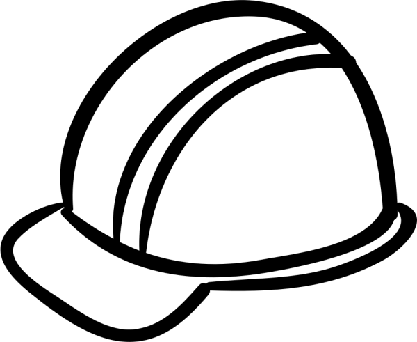 Каска раскраска для детей