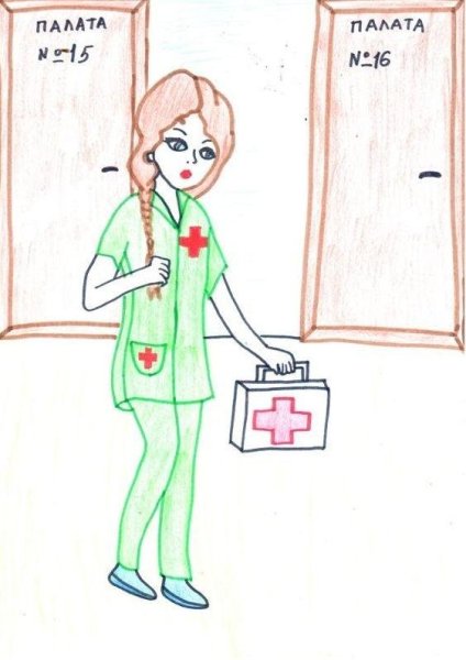 Поэтапное рисование врача для детей