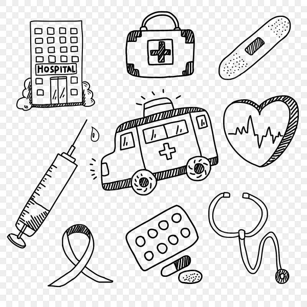 Медицинские рисунки карандашом