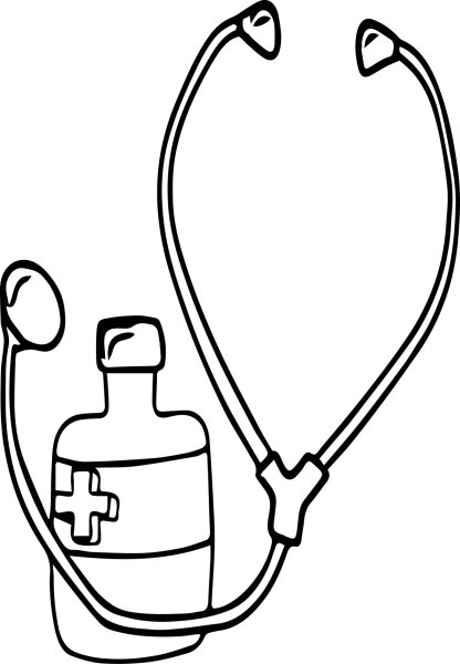 Раскраска медработник