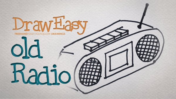 Радиовещание рисунок карандашом