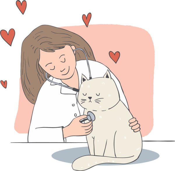 Профессия ветеринар раскраска