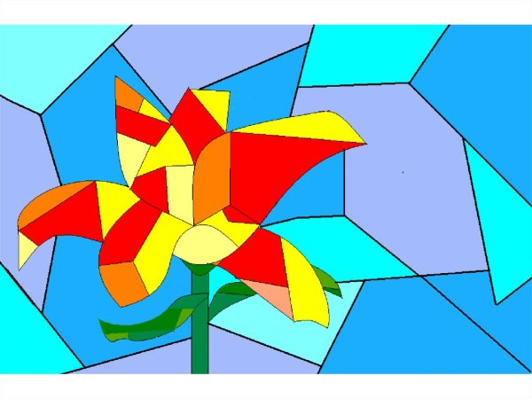 Лошадь контур