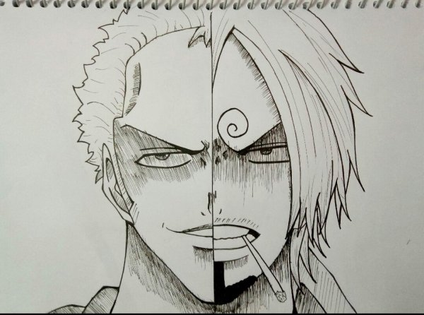 Санджи для срисовки