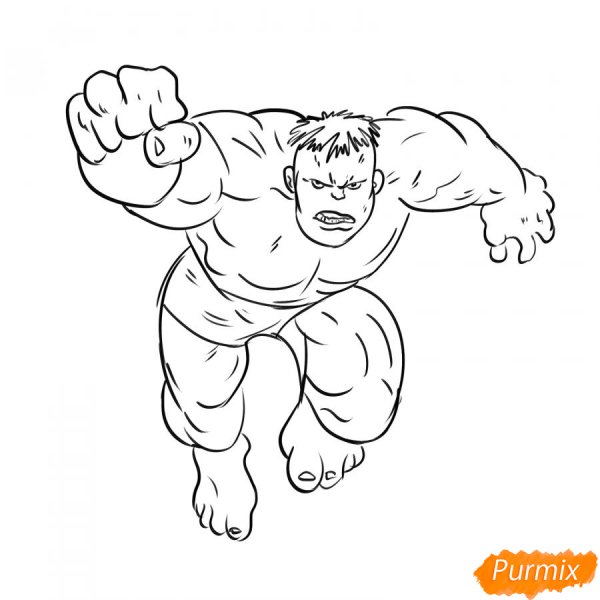 Халк карандашом