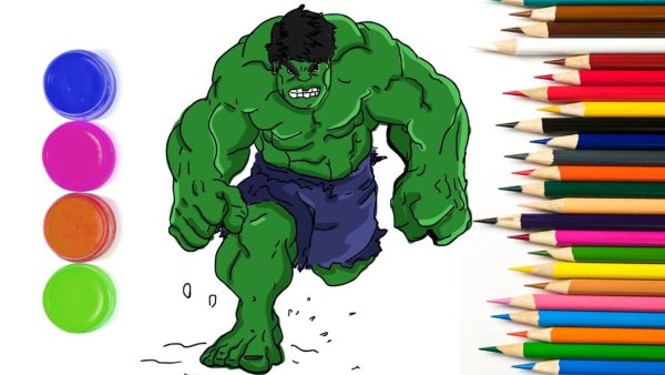 Халк картинки карандашом
