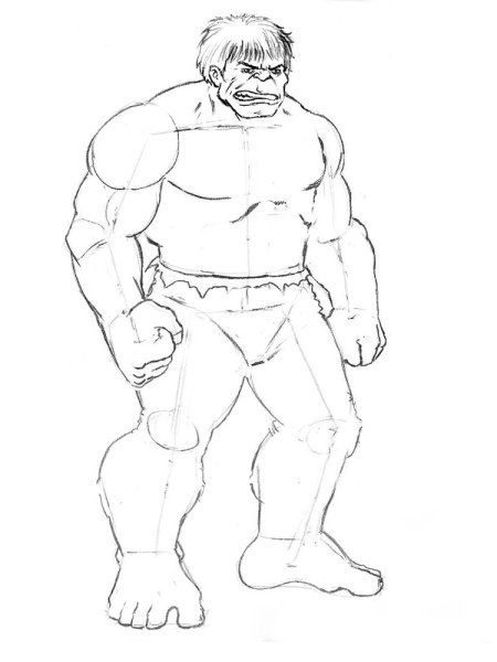 Герои Мстители раскраска Халк