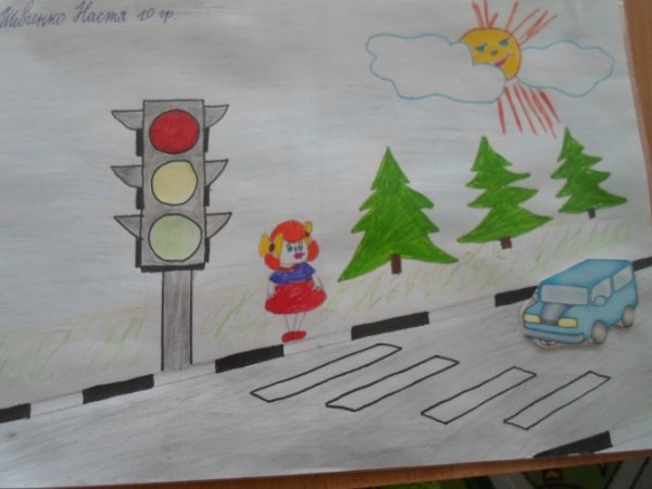 Рисунок правила дорожного движения