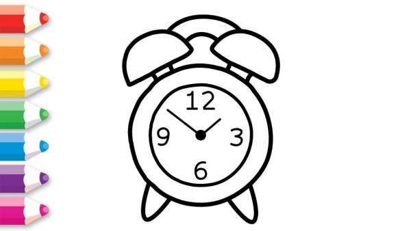 Часы для рисования