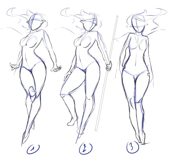 Рисование женского тела карандашом