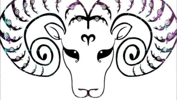 Овен рисунок