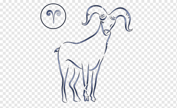 Овен рисунок карандашом