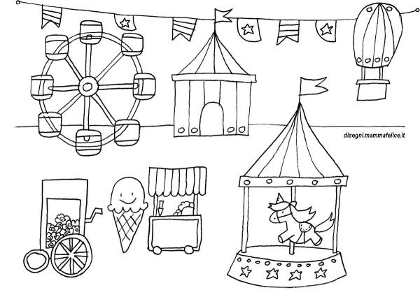 Как нарисовать Карусель