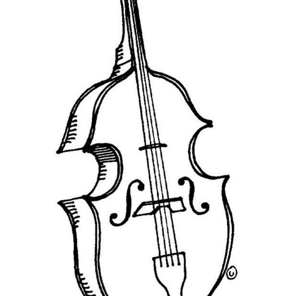 Зарисовка скрипки