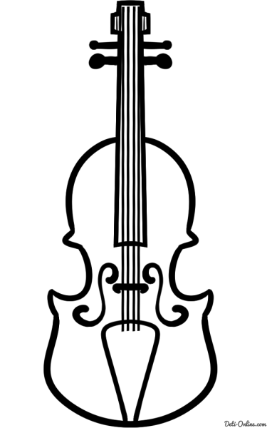 Скрипка для рисования