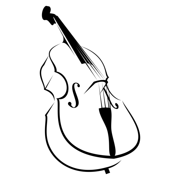 Виолончель набросок