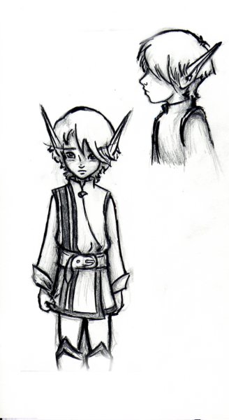 Эльф раскраска для детей