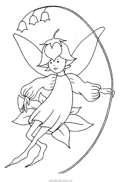 Эльф раскраска для детей