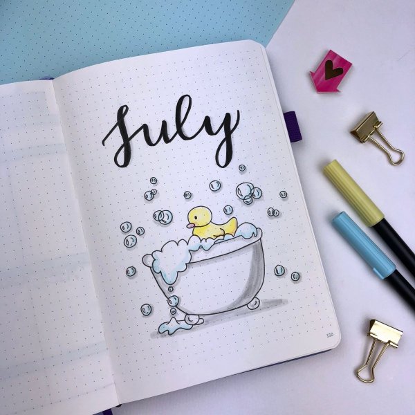Трекер настроения Bullet Journal