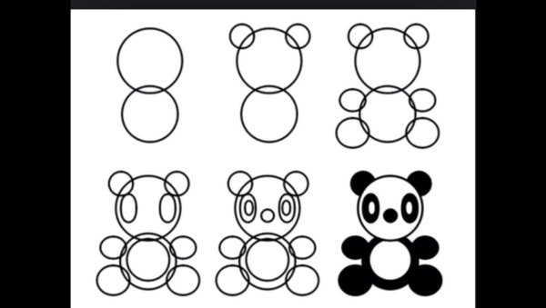 10 Рисунков из кружков