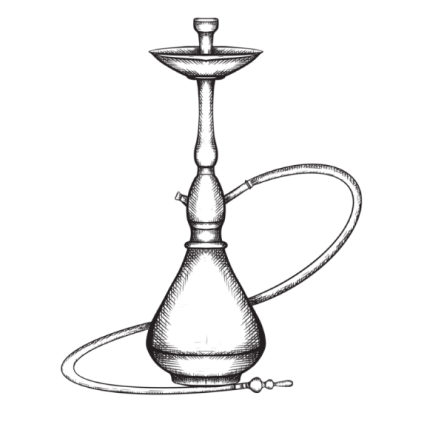 Кальян схематично рисунок