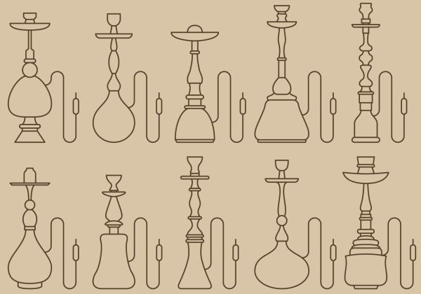 Векторный кальян