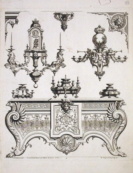 Орнаменты для резьбы по дереву в стиле Барокко