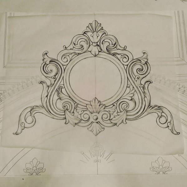 Орнаменты в стиле Барокко для резьбы