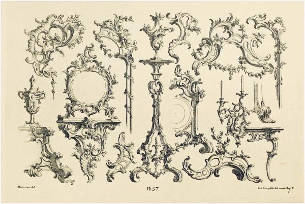 Узоры в стиле классицизм