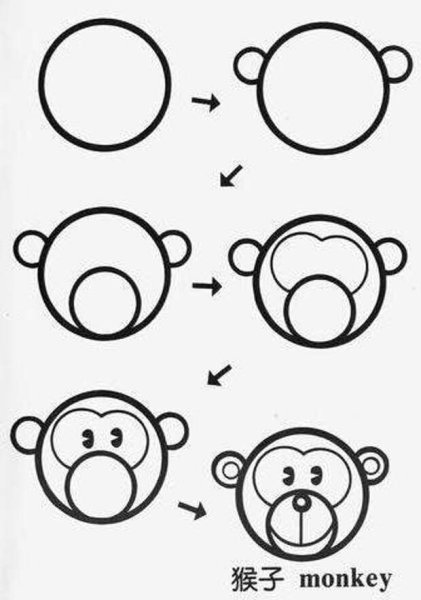 Рисование из кругов для детей